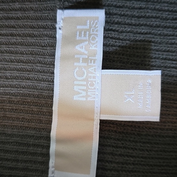 Michael Kors Olive Green Sweater Tank Size XL - Picture 5 of 6